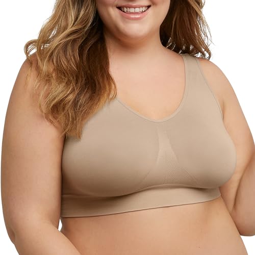 JUST MY SIZE womens Pure Comfort Plus Size Mj1263 Bras, Nude, 5X-Large US
